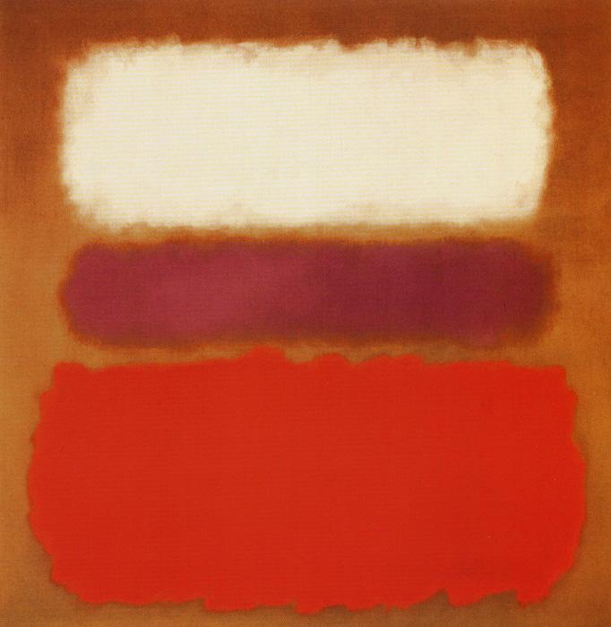 White Cloud Over Purple 1957 painting - Mark Rothko White Cloud Over Purple 1957 art painting